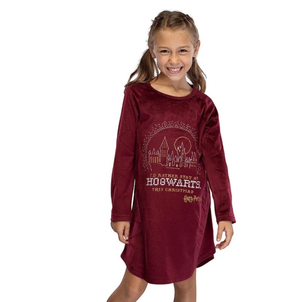 Harry Potter Embroidered Fleece Nightgown